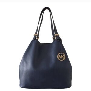 MICHAEL KORS MK Leather Suede REVERSIBLE Laser cut